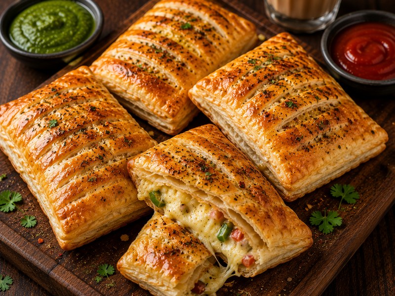 Cheese Butter Grill Puff